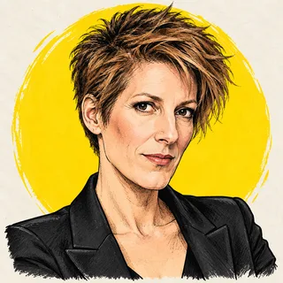 Natacha Polony, illustration générée par ia